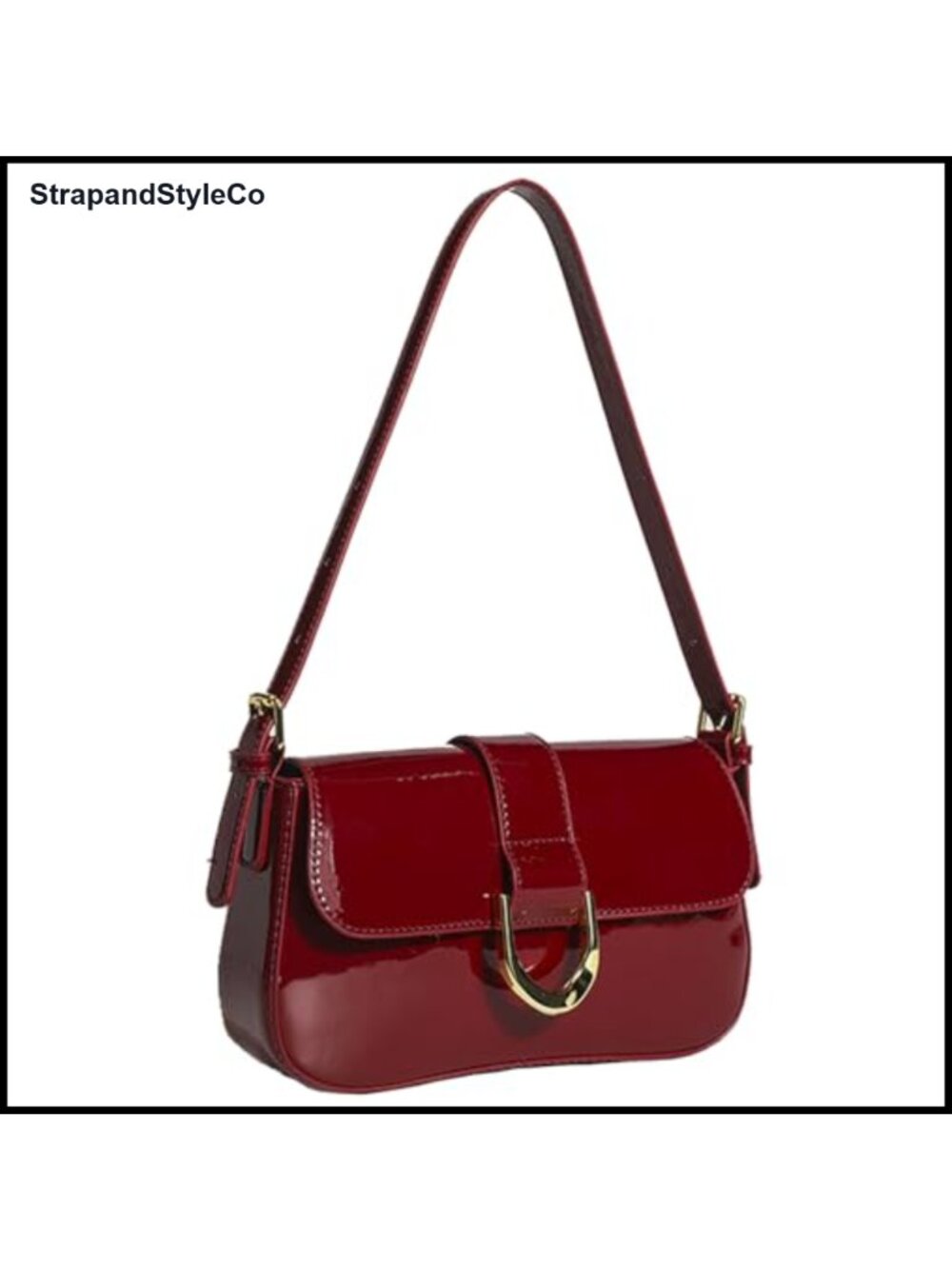 PU Leather Hobo Shoulder Bag Crossbody Purse Magnetic Clutch